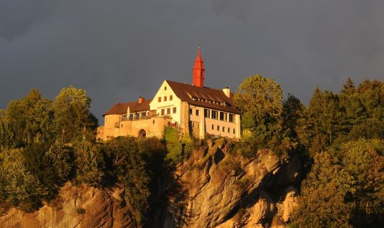 Friedrich Böhringer - commons.wikimedia.org Burg Hohenbregenz, Gebhardsberg Bregenz