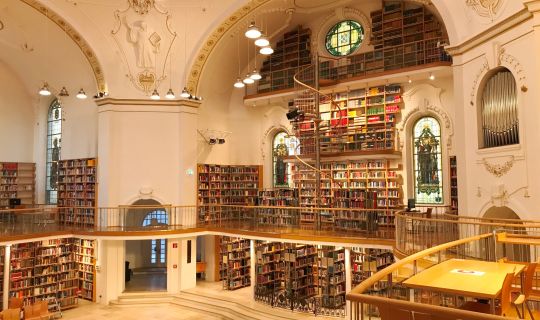 Vorarlberger Landesbibliothek, Bregenz, Kuppelsaal Vorarlberger Landesbibliothek, Bregenz, Kuppelsaal