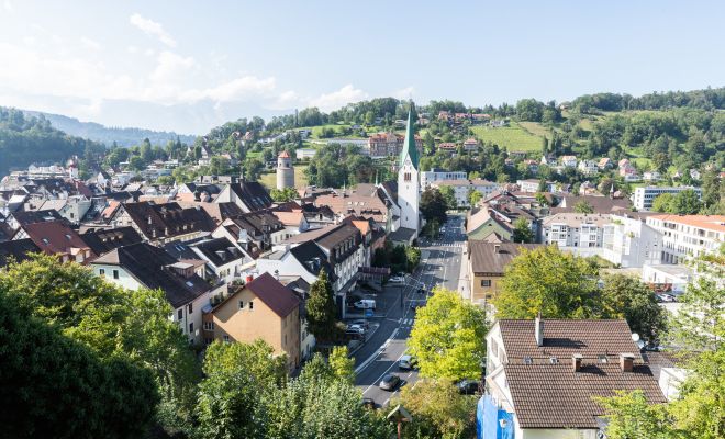 Blick Schattenburg auf Feldkirch(c) Lucas Tiefenthaler - Vorarlberg Tourismus Blick Schattenburg auf Feldkirch(c) Lucas Tiefenthaler - Vorarlberg Tourismus