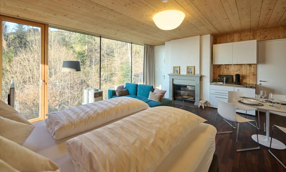 Design Apartment mit Panoramafenster & Naturblick - KLIMATISIERT Design Apartment mit Panoramafenster & Naturblick - KLIMATISIERT