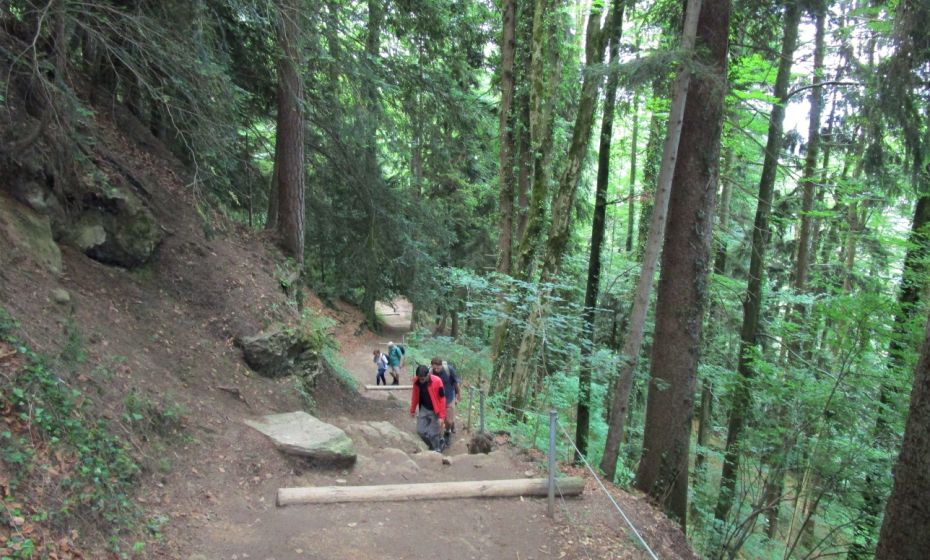 Erich Zucalli - Erich Zucalli / www.guideservice.at An der Atemfrequenz der entgegenkommenden Wanderern erkennt man auch die Steilheit des Weges