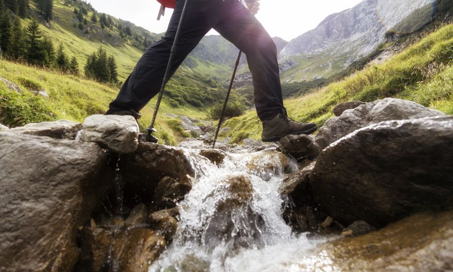 Wanderweg zur Totalphütte Wanderweg zur Totalphütte